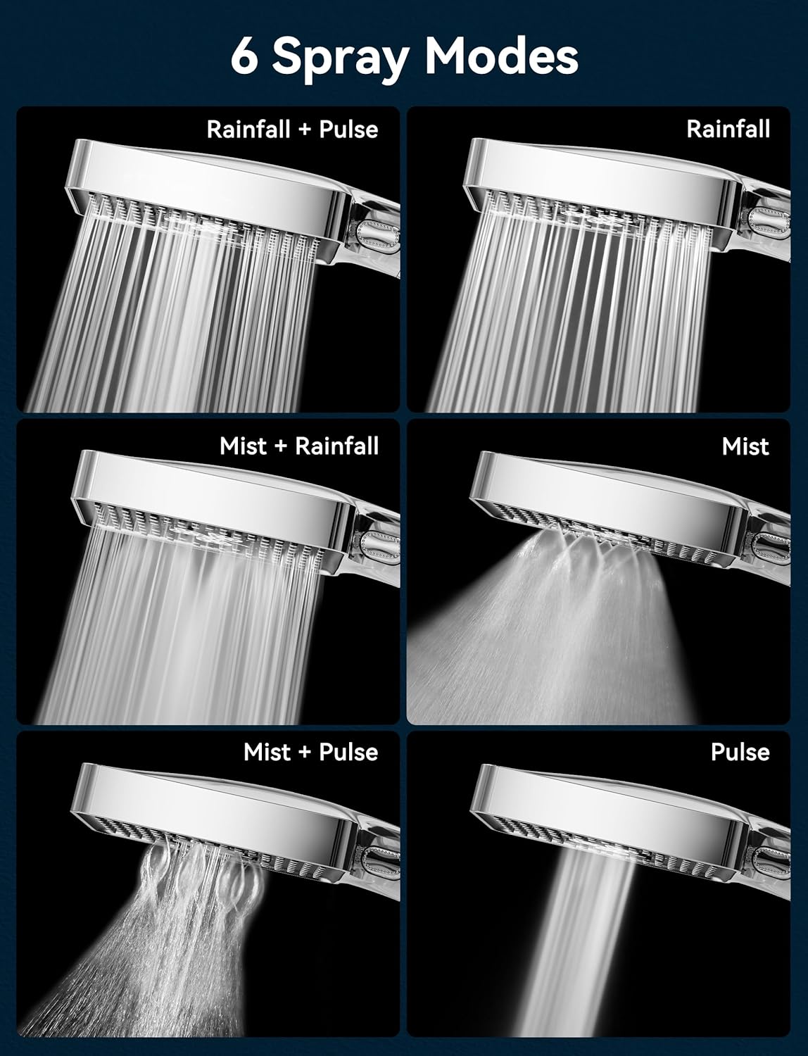 Detalle 2 de Magichome Filter Shower Head 1.5M — 6 modes