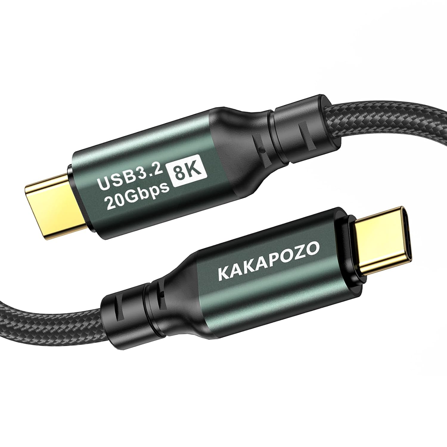Detalle de KAKAPOZO USB C Monitor Cable 100W 8K