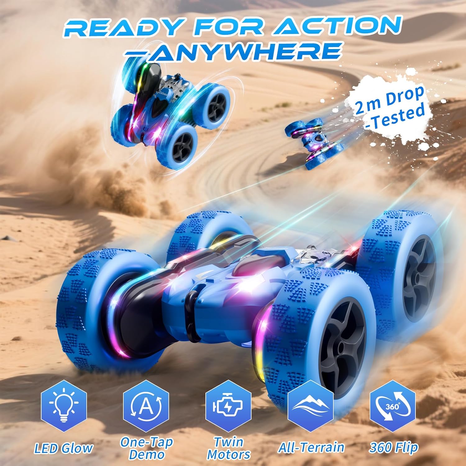 Thumbnail 3 de Zalneo Stunt Car 4WD with USB‑C Battery