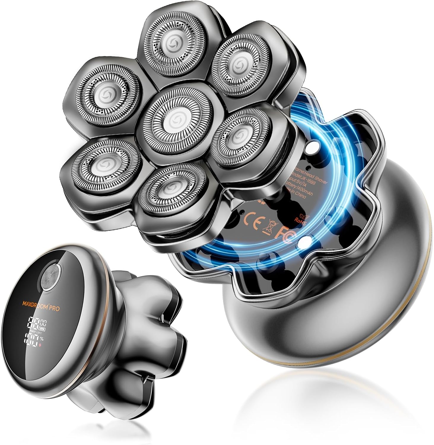 Detalle de MAXGROOM PRO Head Shaver 1400mAh