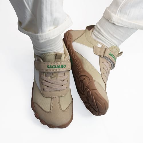 Thumbnail 1 de SAGUARO Zapatillas Barefoot Niños Niña Calzado Descalzos Suaves Ligeras Sneakers Minimalista Transpirables y Antideslizantes, Caqui, 29 EU