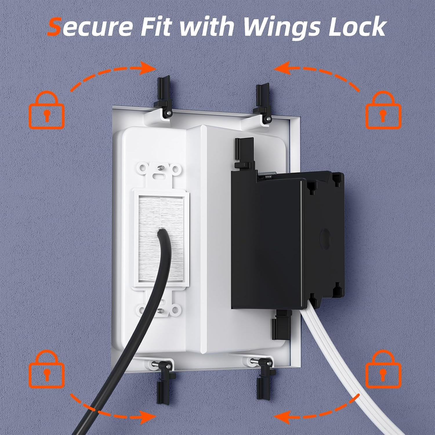 Thumbnail 6 de In-Wall Cable Management Kit with 9.8-Foot Cord