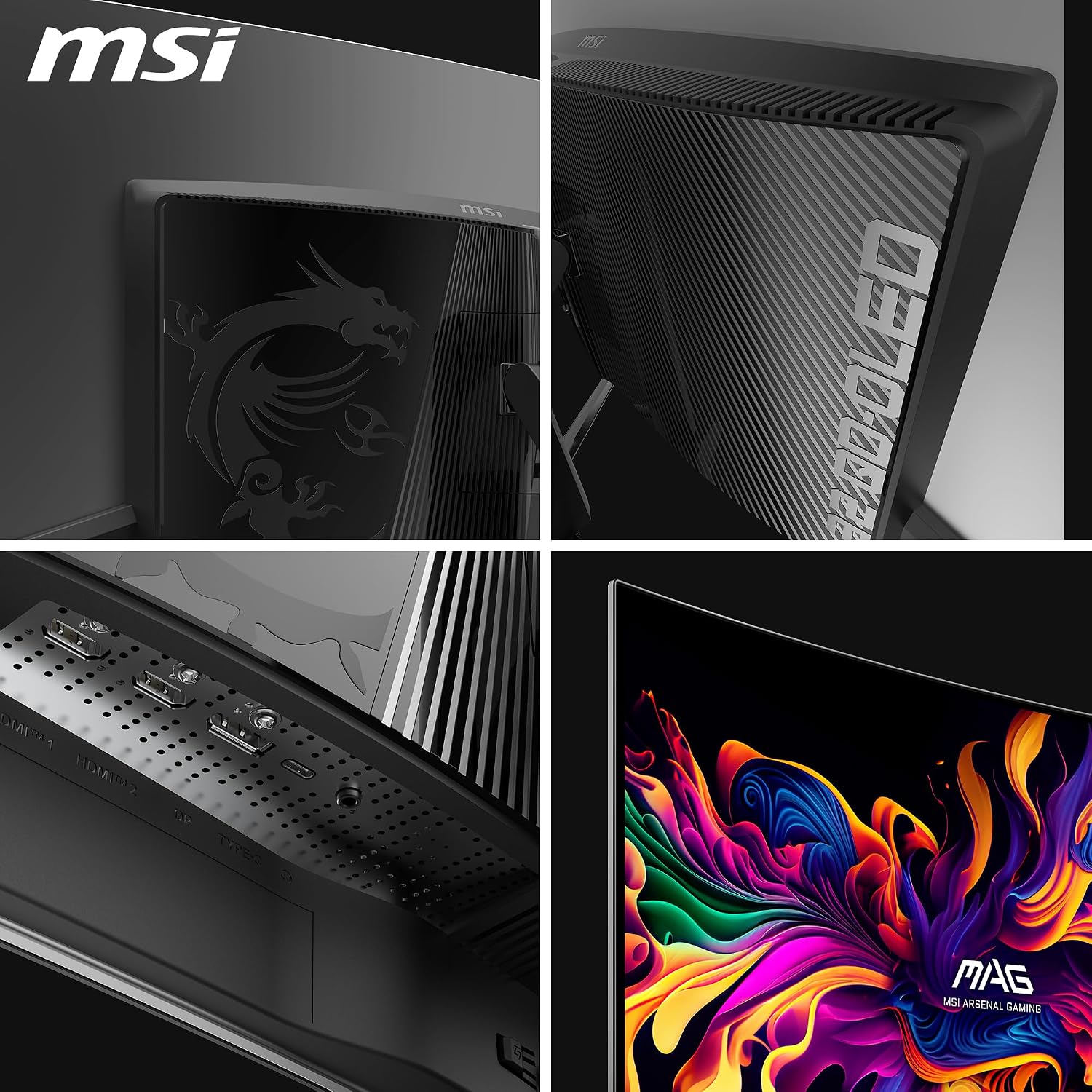 Detalle 1 de MSI MAG 321CUPDE QD-OLED Gaming Monitor 32 Zoll