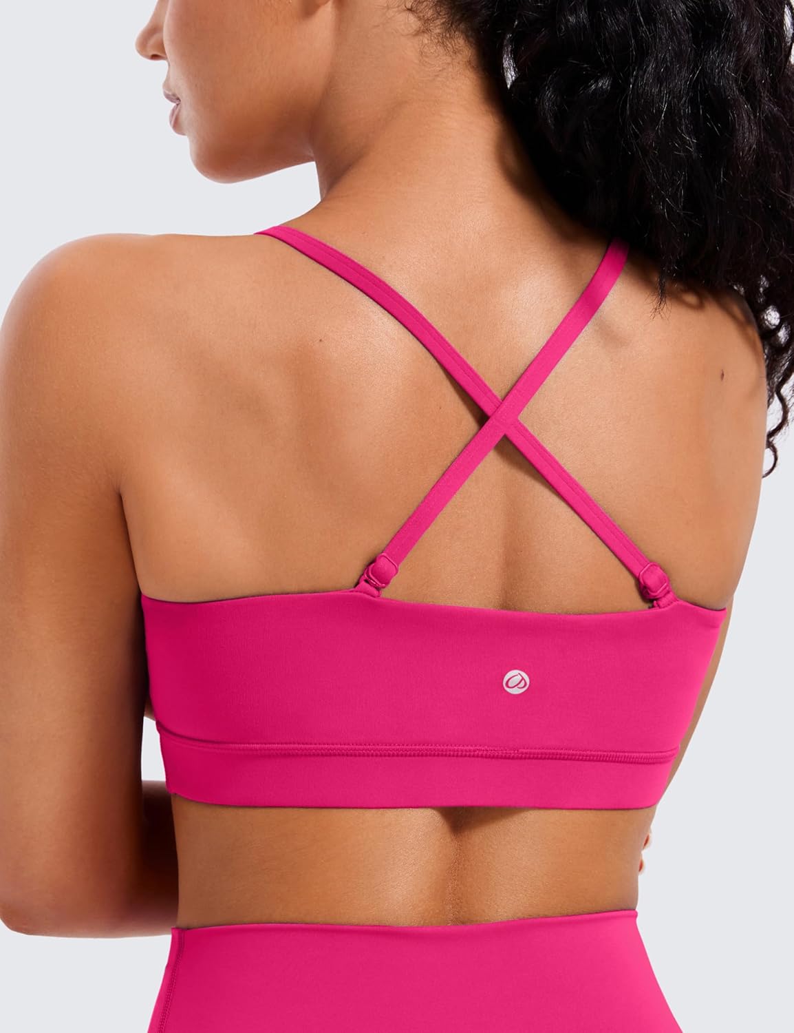 Detalle de CRZ YOGA Butterluxe Reggiseno Sportivo Donne Regolabile con Cinghia Bandeau imbottito senza fili