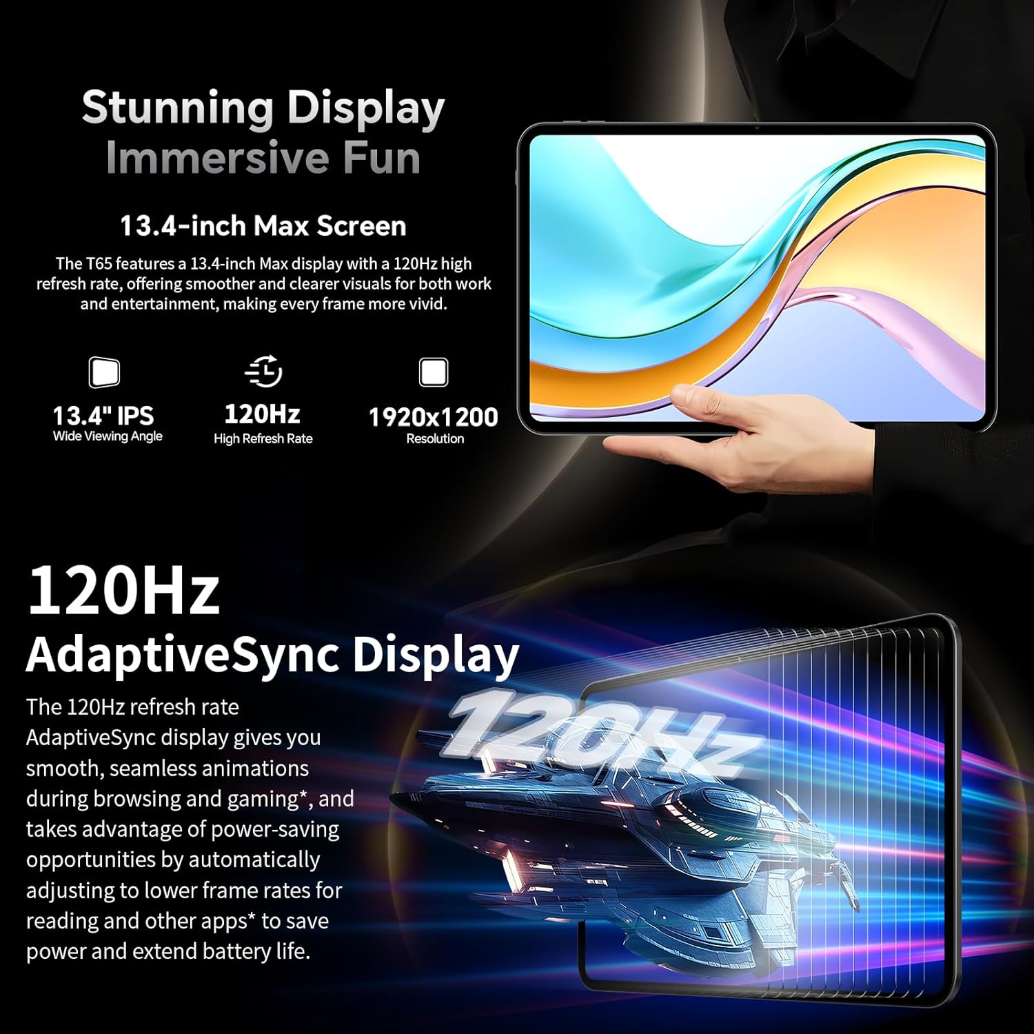 Detalle de TECLAST T65 13.4-inch Android 16 tablet