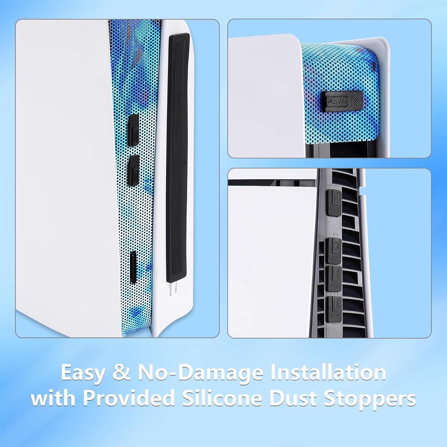 Thumbnail 4 de playvital 12-in-1 Dust Cover Kit for PS5 Slim