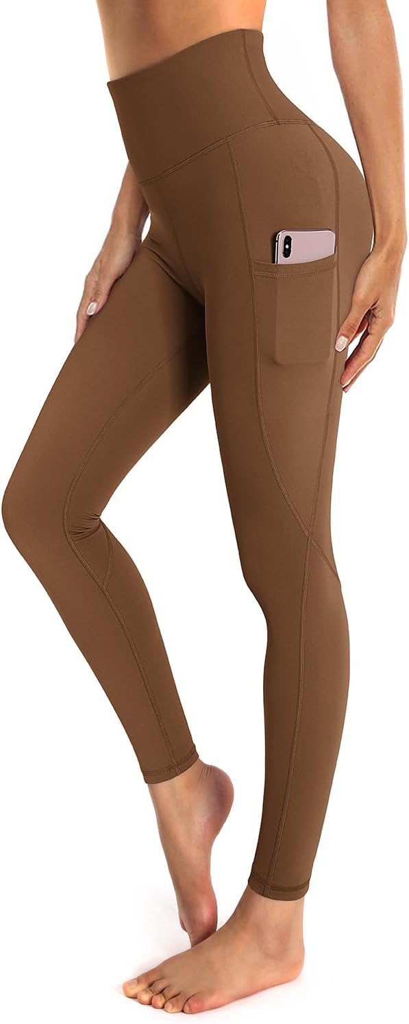 Detalle de OUGES High Waist Yoga Pants with Pockets