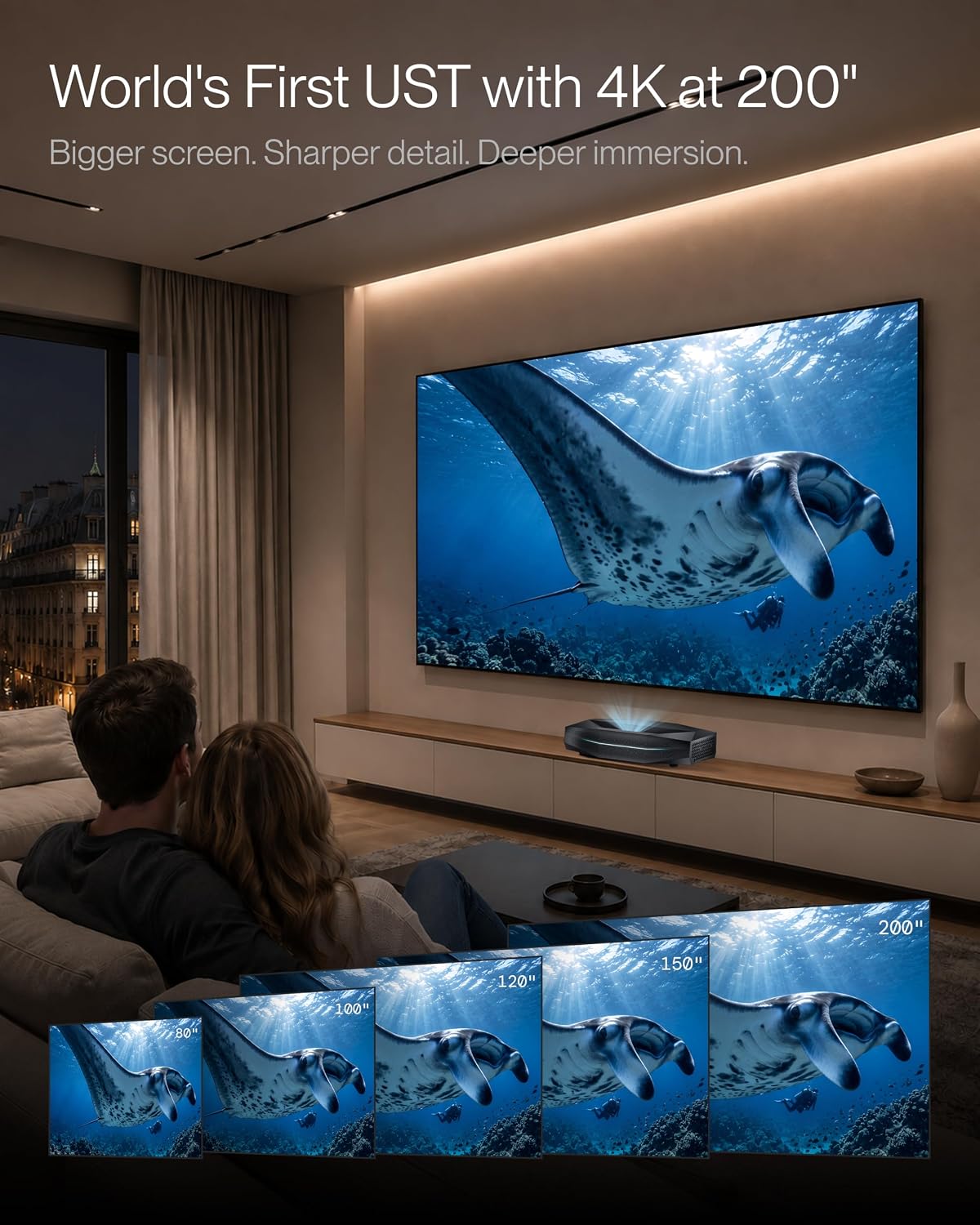 Detalle de AWOL Aetherion Pro 4K Ultra Short Throw Projector