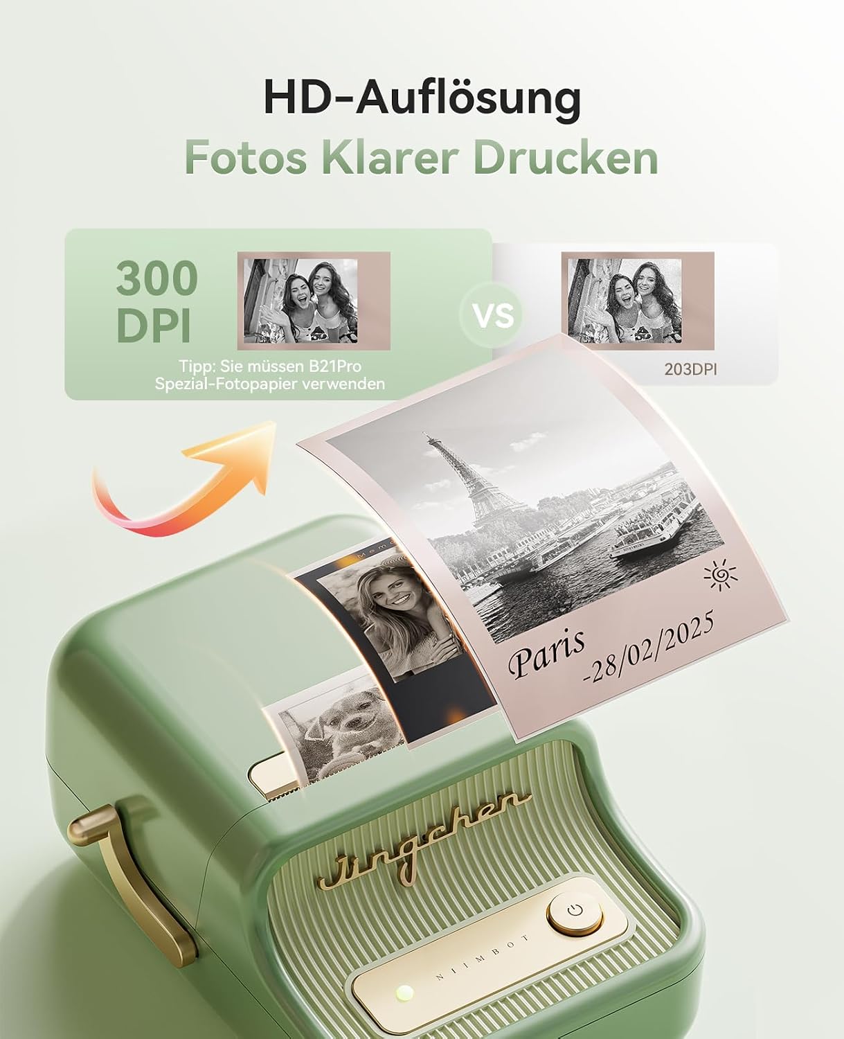 Detalle de NIIMBOT B21 Pro 300dpi Etikettendrucker
