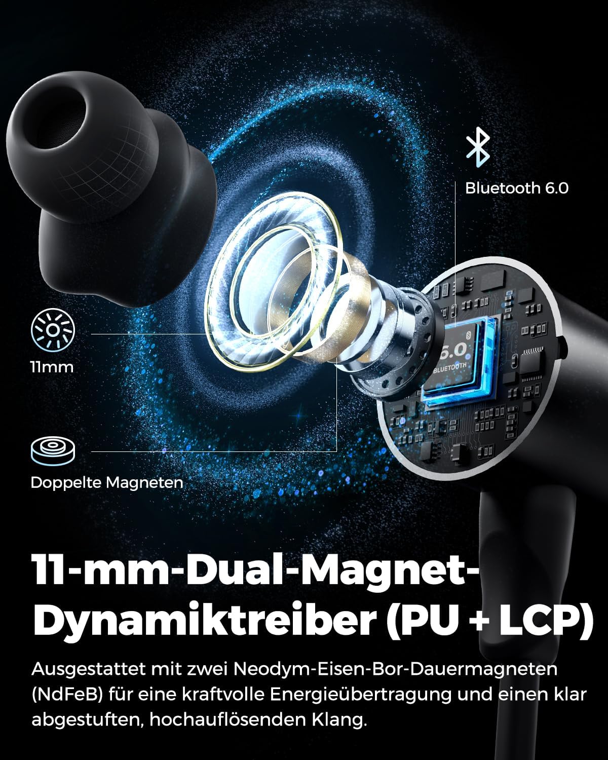 Thumbnail 4 de SoundPEATS Q40HD In-Ear Kopfhörer LDAC, 20 Std. Akkulaufzeit