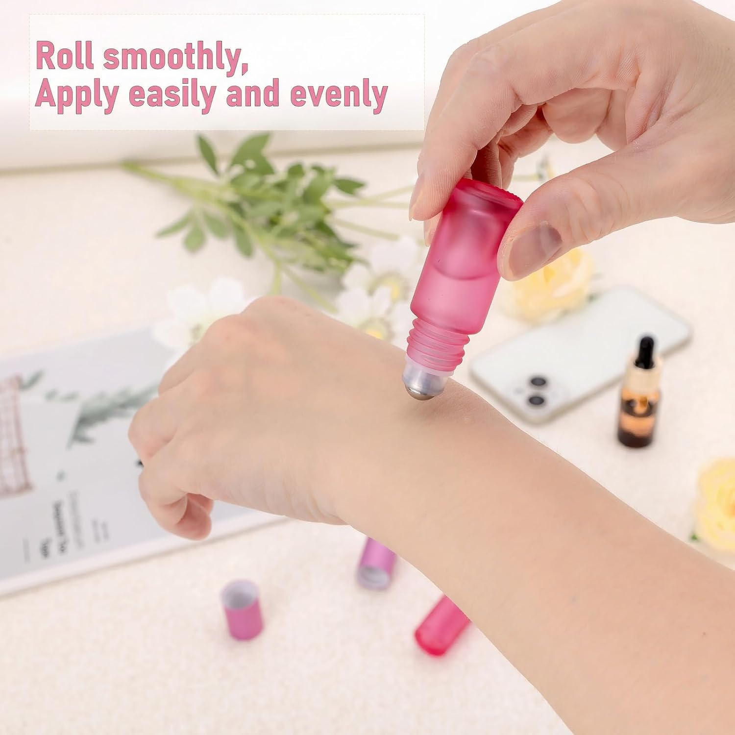 Detalle de Kesell Glass Roller Bottles 5 ml