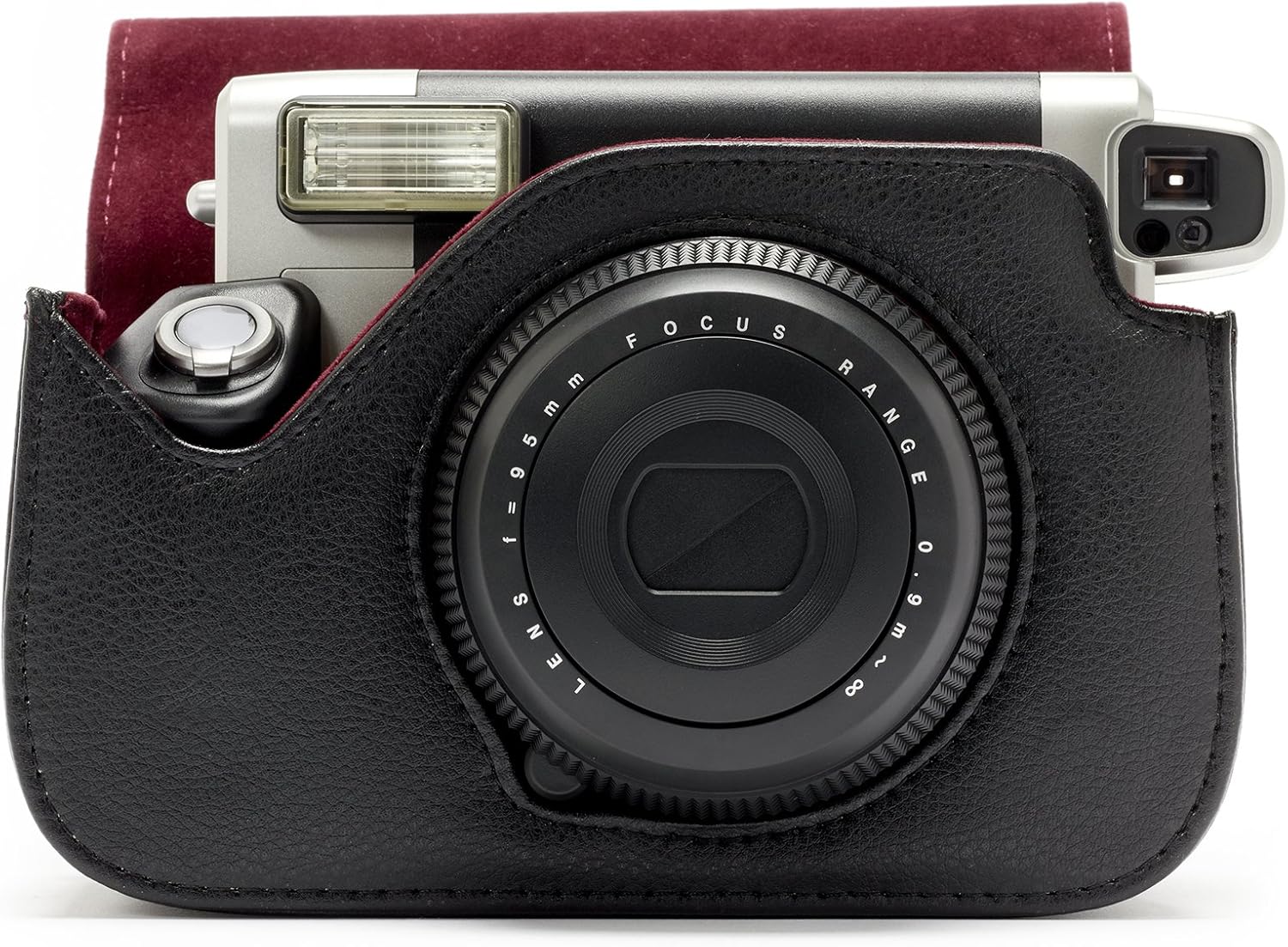 Detalle 2 de FUJIFILM instax Wide 300 Kameratasche, Schwarz – hochwertiger Schutz fürs Instax Wide 300