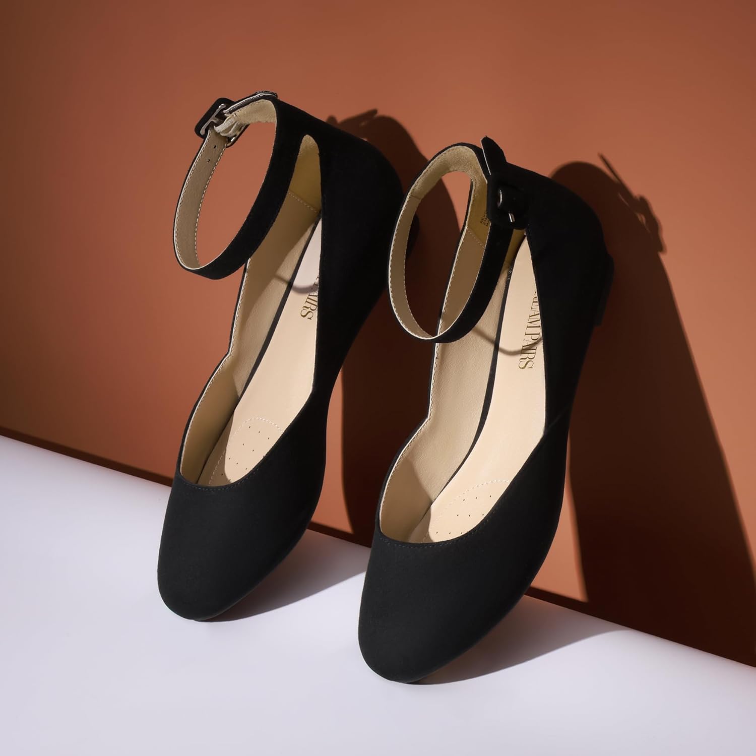 Thumbnail 2 de DREAM PAIRS Ballerinas Damen Riemchenballerina REVONA-E mit Schnallenriemen