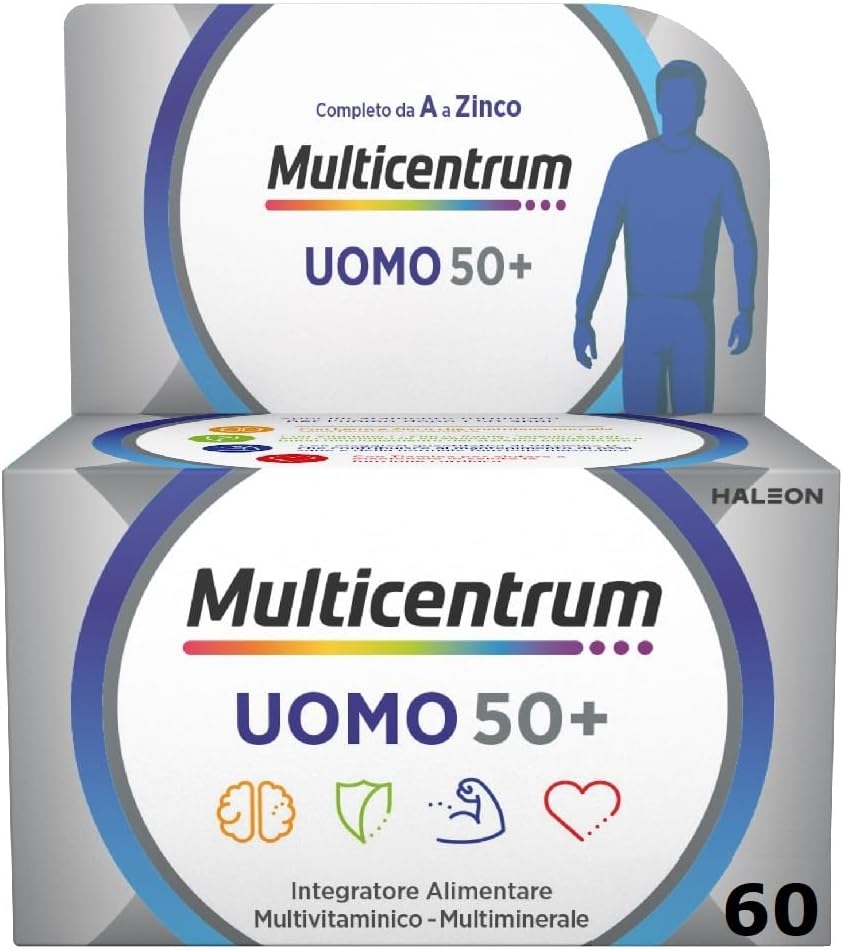 Thumbnail 4 de MULTICENTRUM Uomo 50+ integratore 100 compresse đź’Š