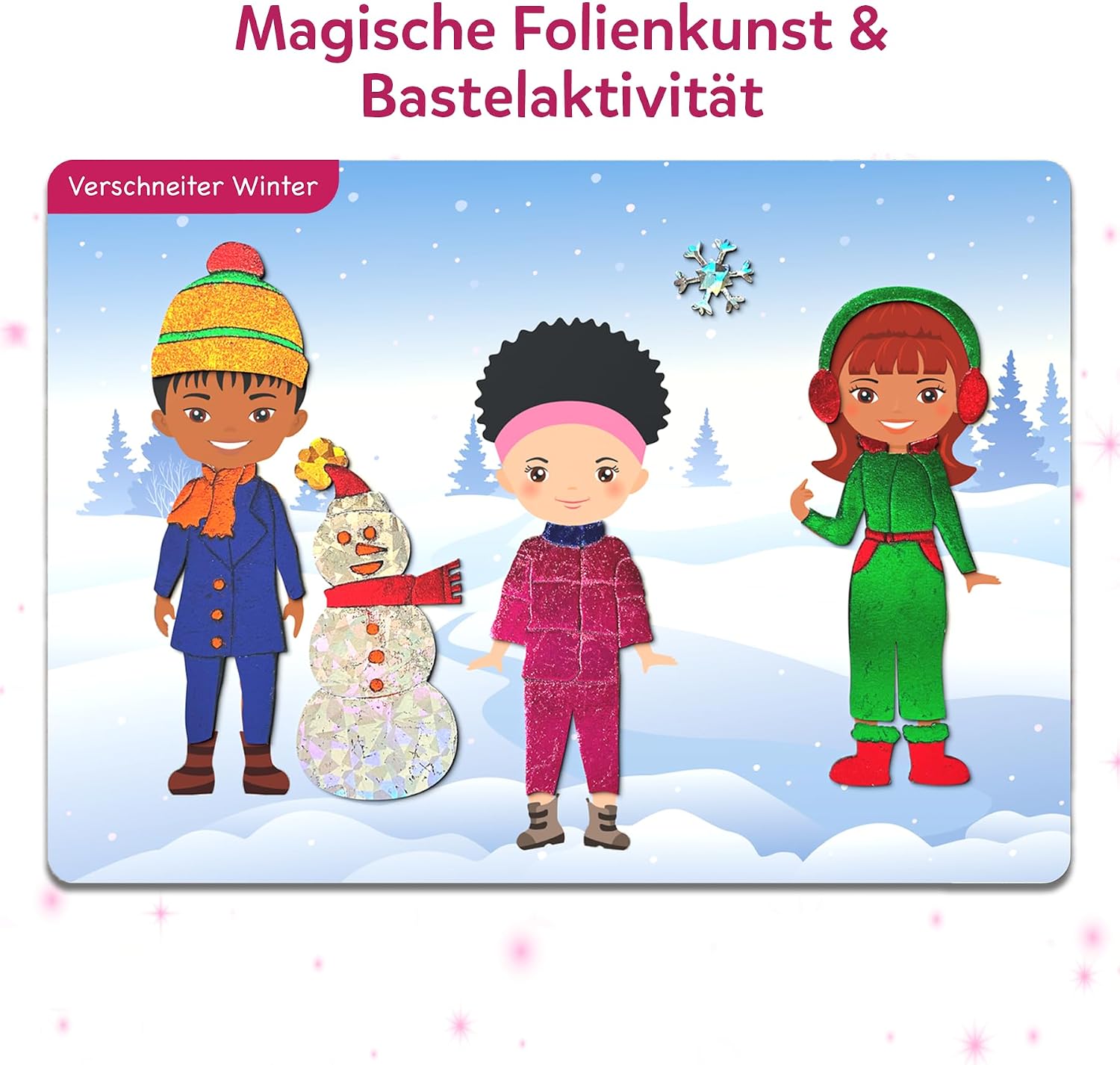 Detalle de Skillmatics Folienspaß – Verkleide die Figuren: Schmutzfreie Bastelaktivität für Kinder 4–9 Jahre