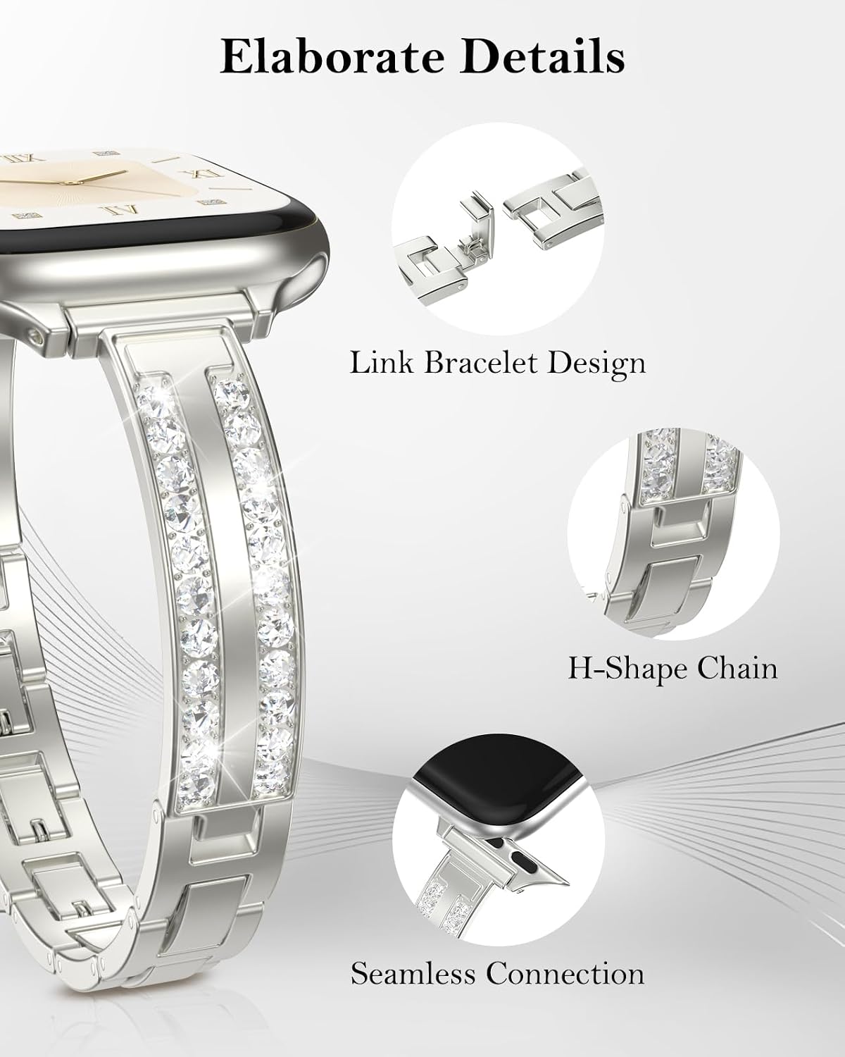 Detalle de Astorgos Apple Watch Band, Stainless Steel