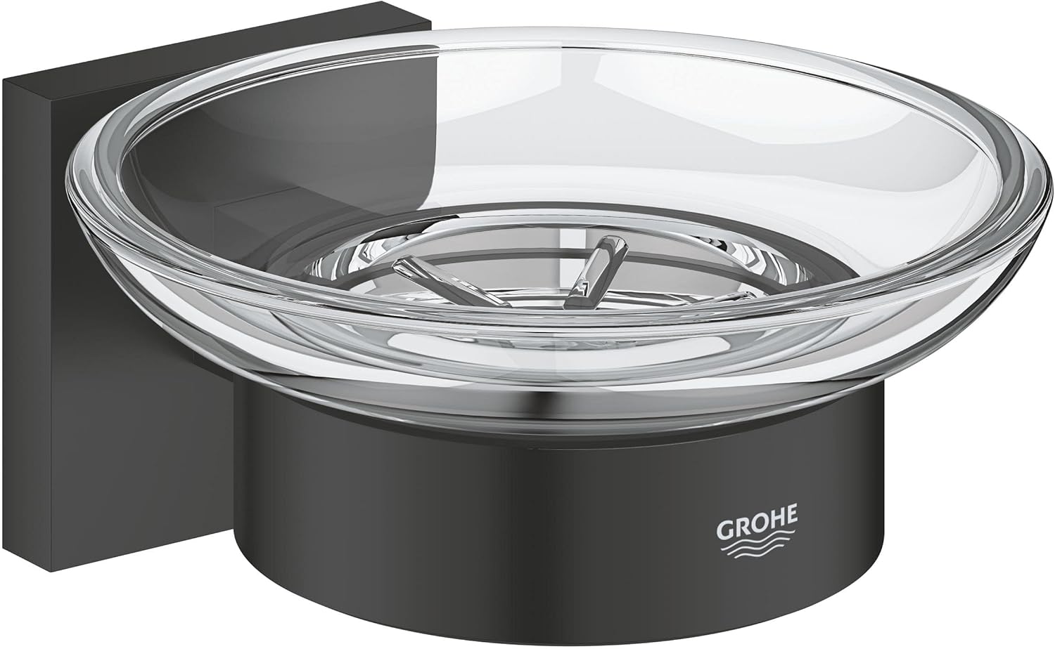 Thumbnail 6 de GROHE QUICKFIX Start Cube: Porta sapone con supporto in cromato, fissaggio nascosto e installazione a vite o colla