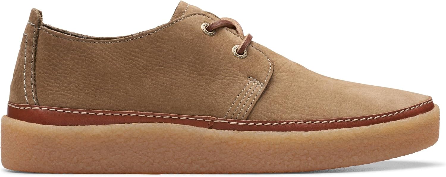 Detalle de Clarks Derby pour homme — Derby en cuir, lacets et semelle caoutchouc