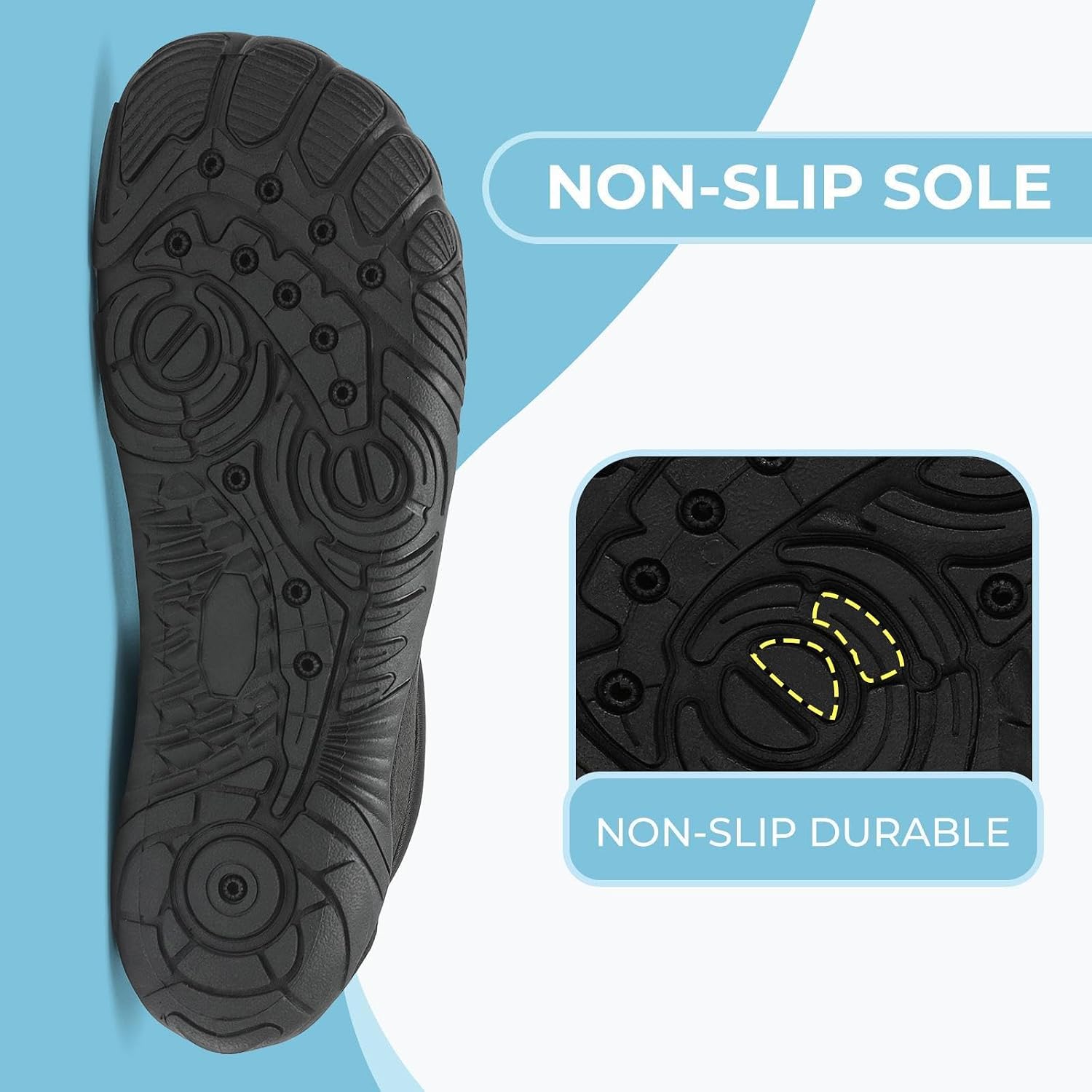 Thumbnail 6 de Mishansha Scarpe Acquatici Unisex – Leggere, Antiscivolo e Drenanti per Surf, Spiaggia e Immersioni