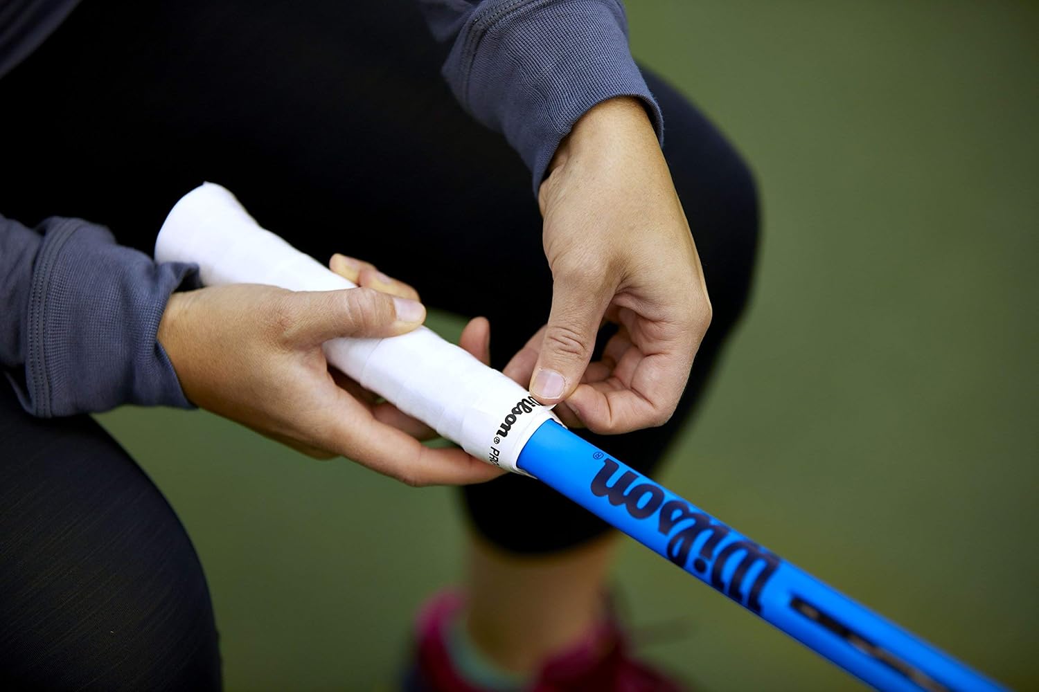 Detalle 2 de Wilson Pro Overgrip Overgrips raqueta talla NS, blanco