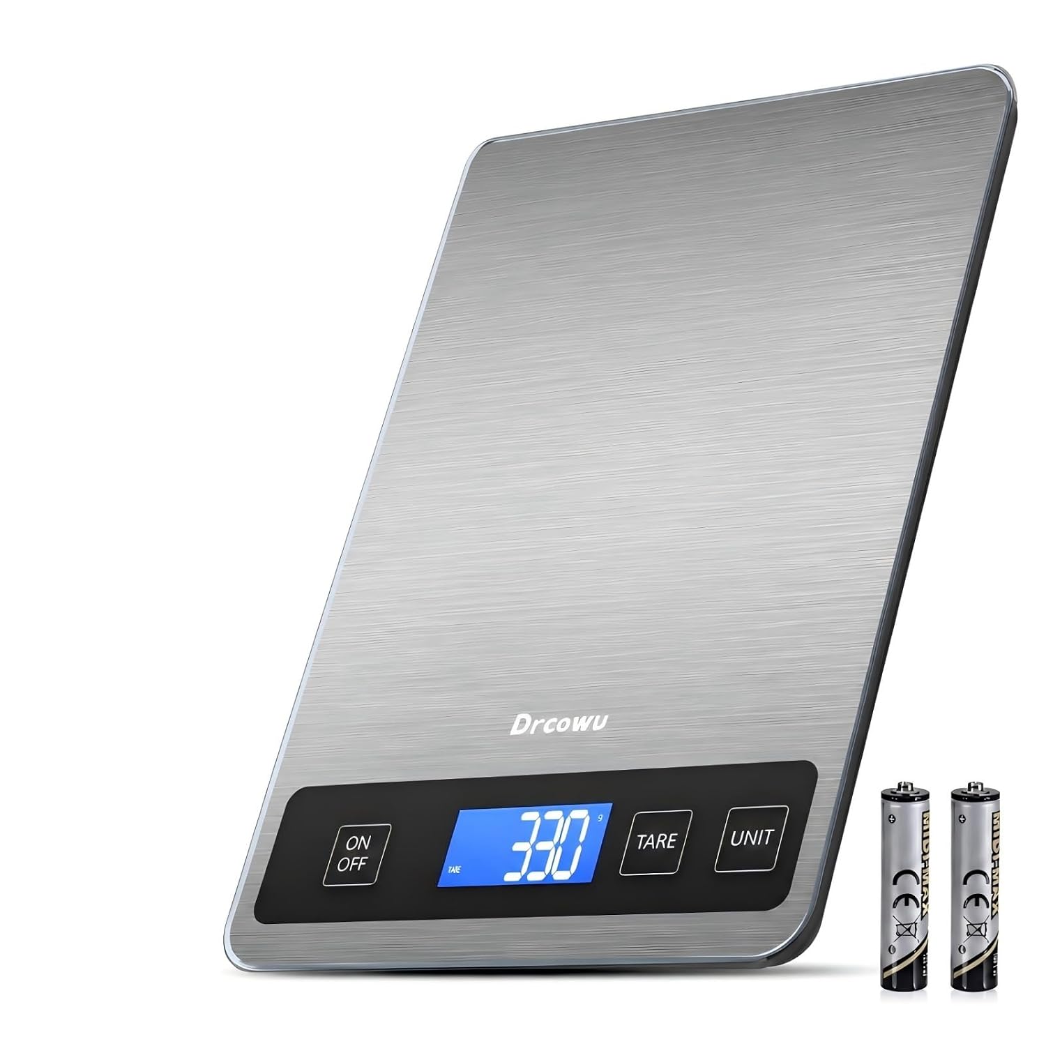 Detalle de Drcowu K71H digitale keukenweegschaal tot 15 kg met tarra en LCD