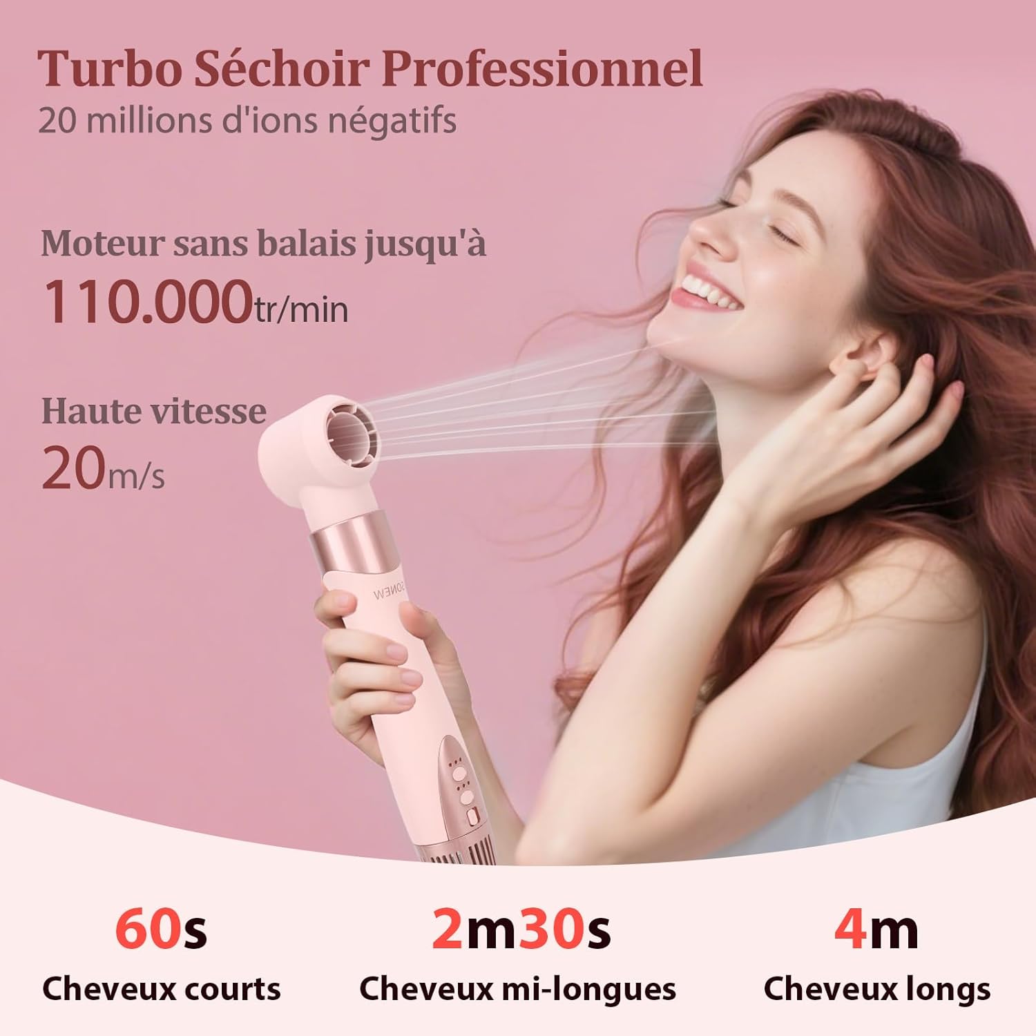 Detalle 2 de Sonew Sonew 9-en-1 multi coiffage 110 000 tr/min