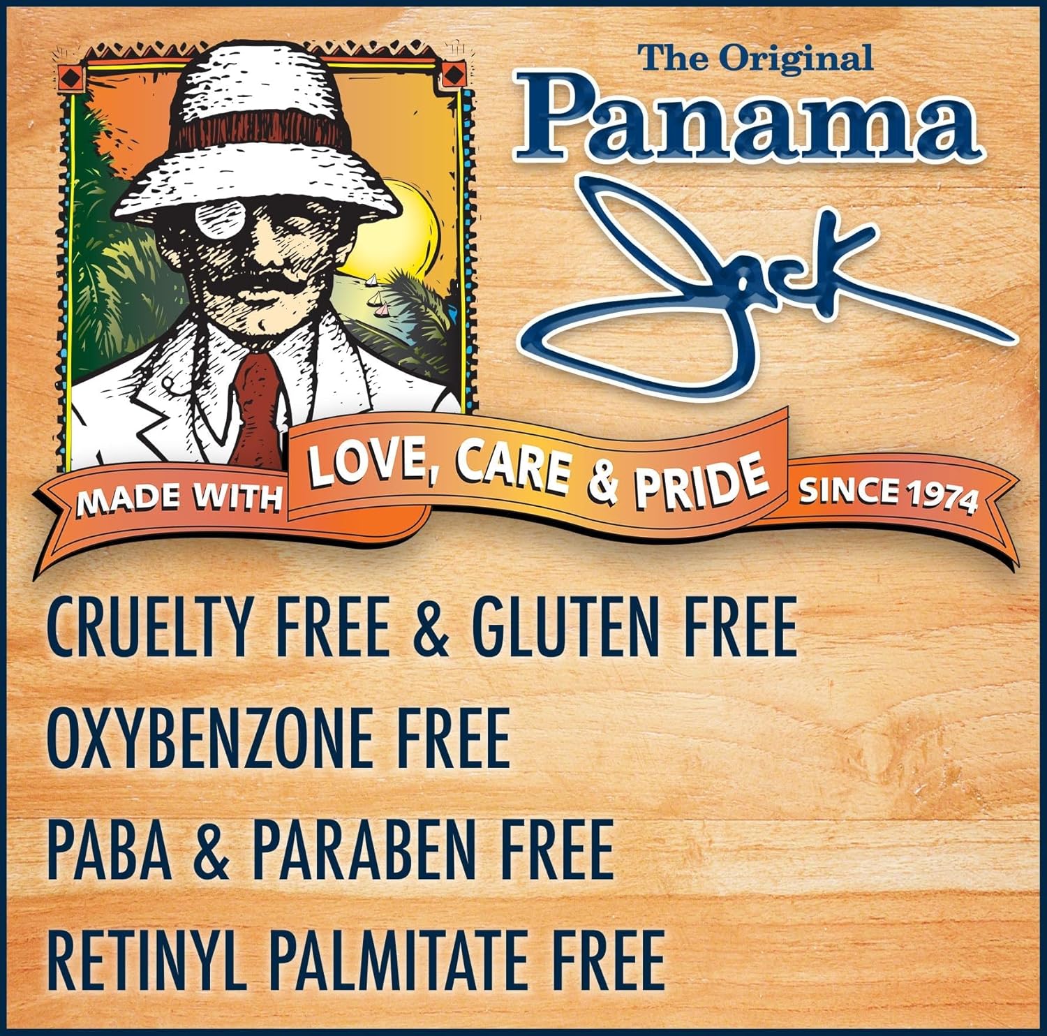 Detalle de Panama Jack Sunscreen Lip Balm SPF 45 (Broad Spectrum UVA-UVB) for Dry, Chapped Lips