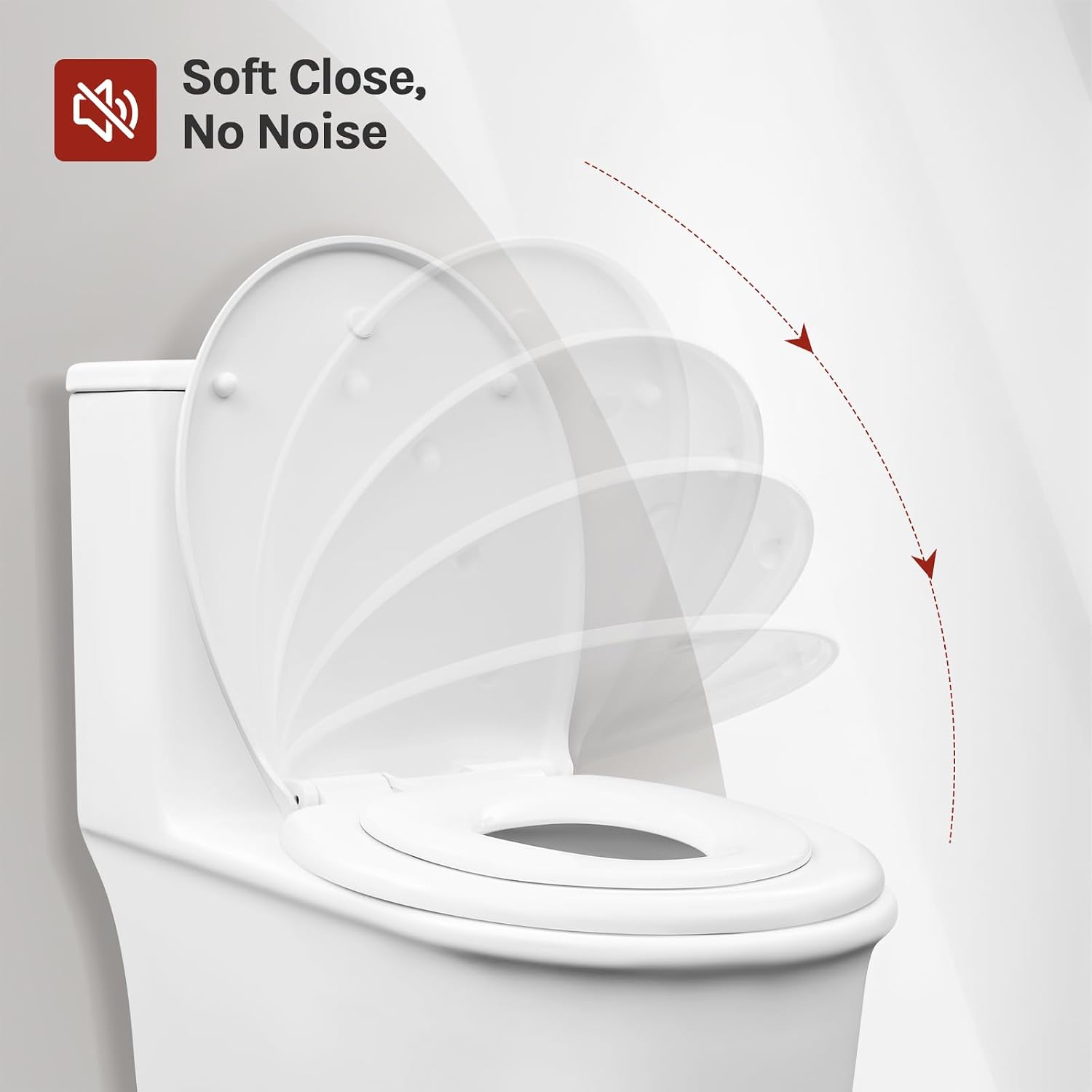 Detalle de Family child toilet seat, soft close 175 kg