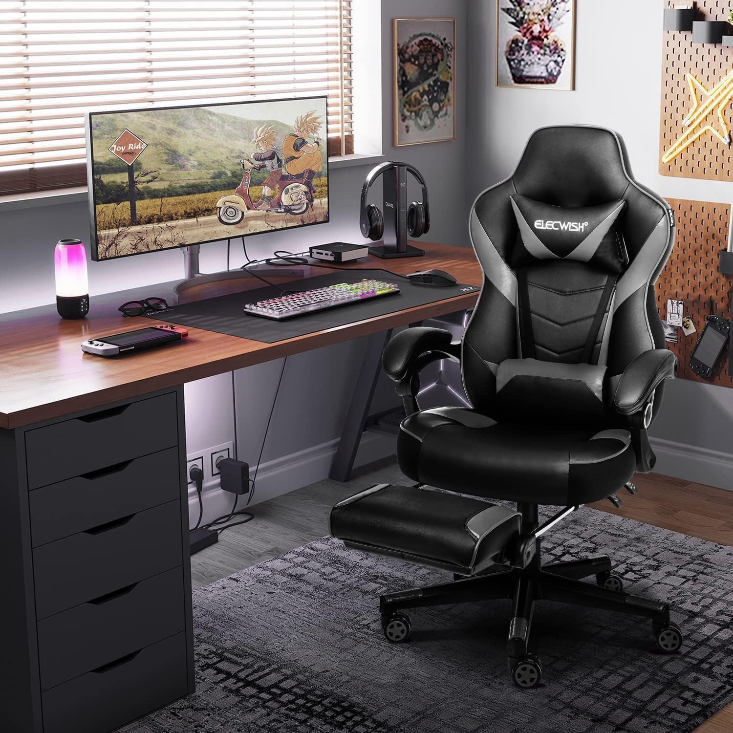 Thumbnail 1 de YU YUSING Massage Chaise Gaming Ergonomique — Chaise de Bureau Verst que réconforte le gaming et le travail