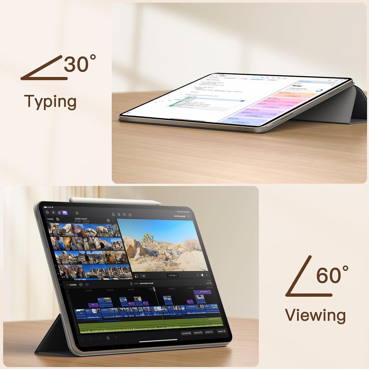 Thumbnail 5 de JETech Hülle iPad Pro 12,9 Zoll magnetisch