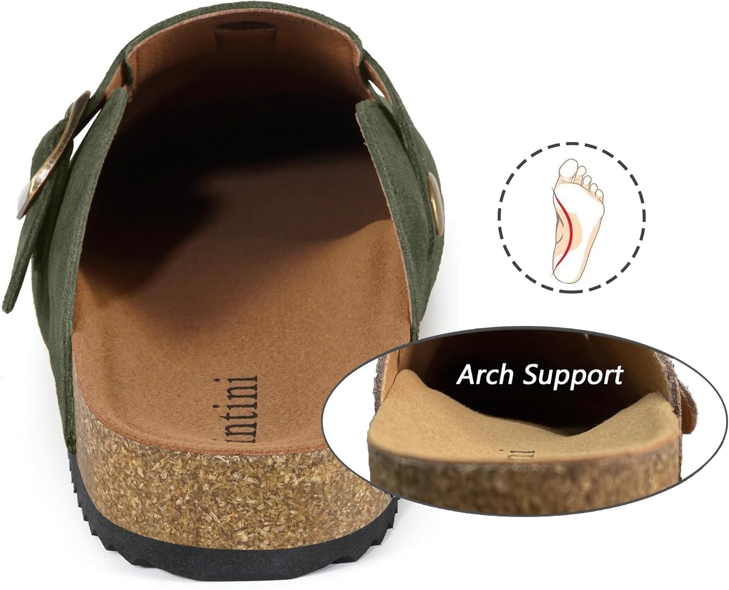 Thumbnail 2 de Sabot Donna/Ciabatte Uomo Chiuse con Comodo Pantofole in Pelle – Scarpe da Giardino Traspiranti (36-46)