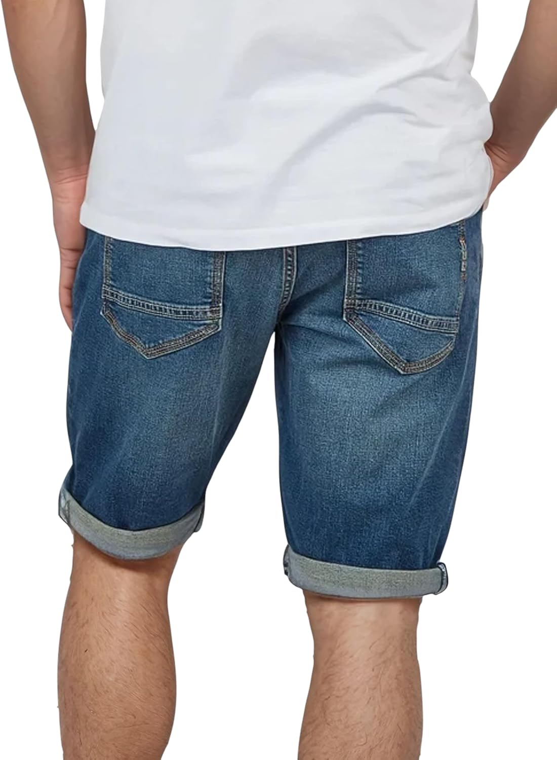 Thumbnail 1 de TOM TAILOR Jeans Shorts Herren Stretch – Regular Slim Fit, Josh Kurz