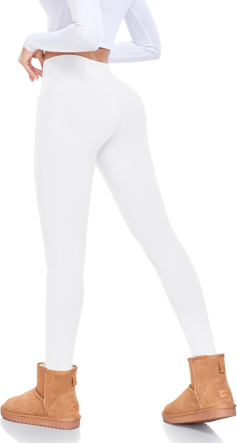 Detalle de we fleece Fleece-Lined High-Waisted Thermal Leggings for Women