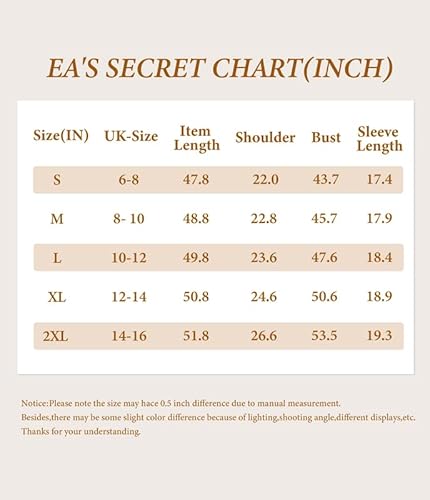 Thumbnail 5 de EA'S SECRET Womens Sofy Lightweight Cotton Knit Dressing Gown