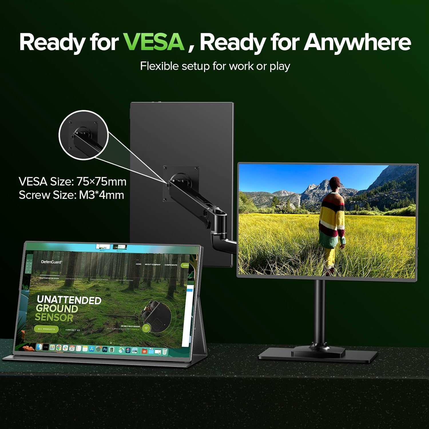 Thumbnail 5 de EVICIV Portable Monitor 16 Zoll QLED
