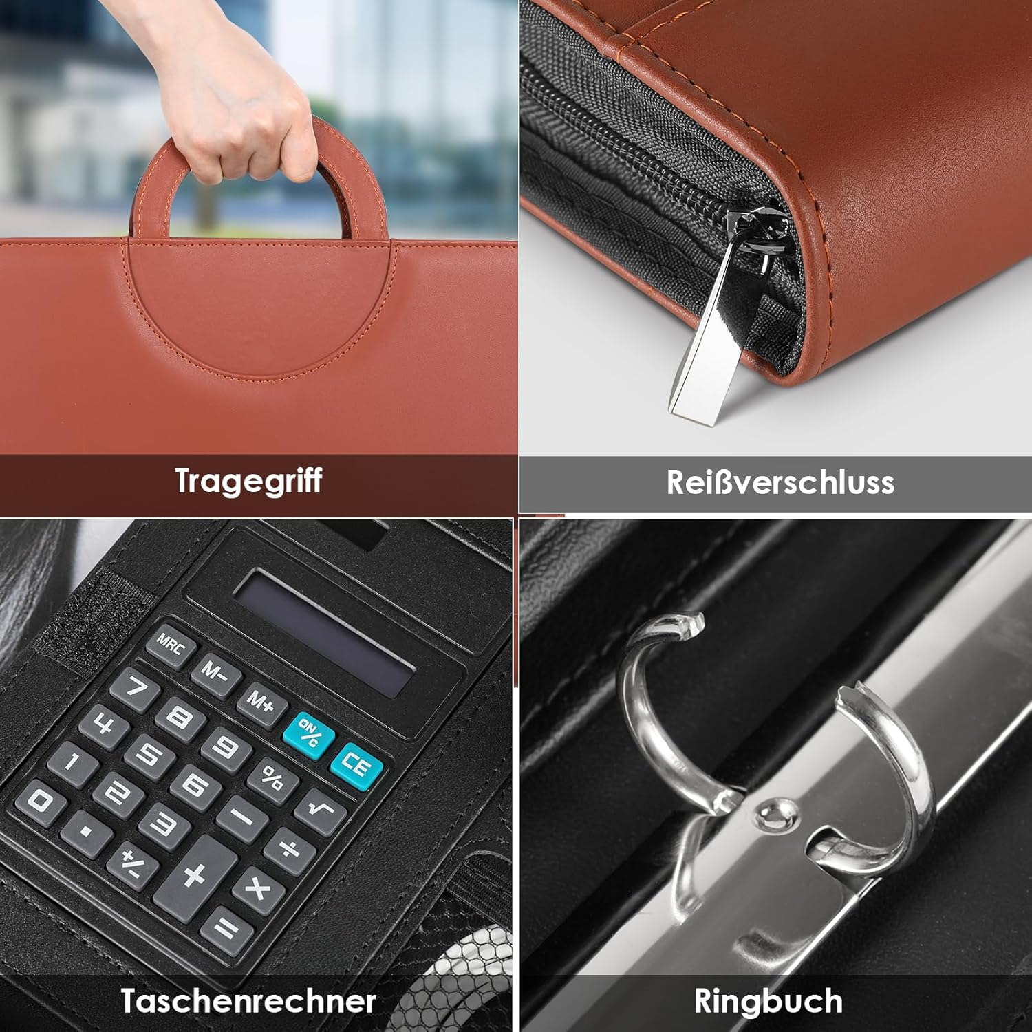 Thumbnail 5 de TLGREEN Schreibmappe A4 34×25×4,4 cm 📁