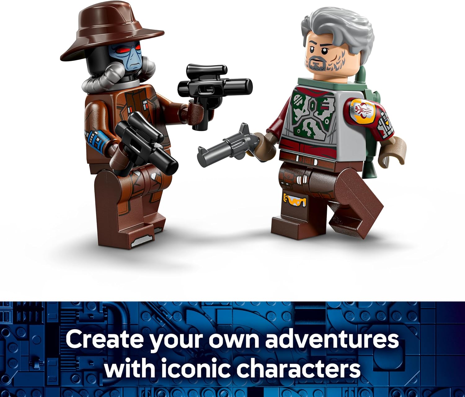 Detalle de LEGO Star Wars 75437 Cobb Vanth’s Speeder set (incl. minifigures, blasters & jetpack)