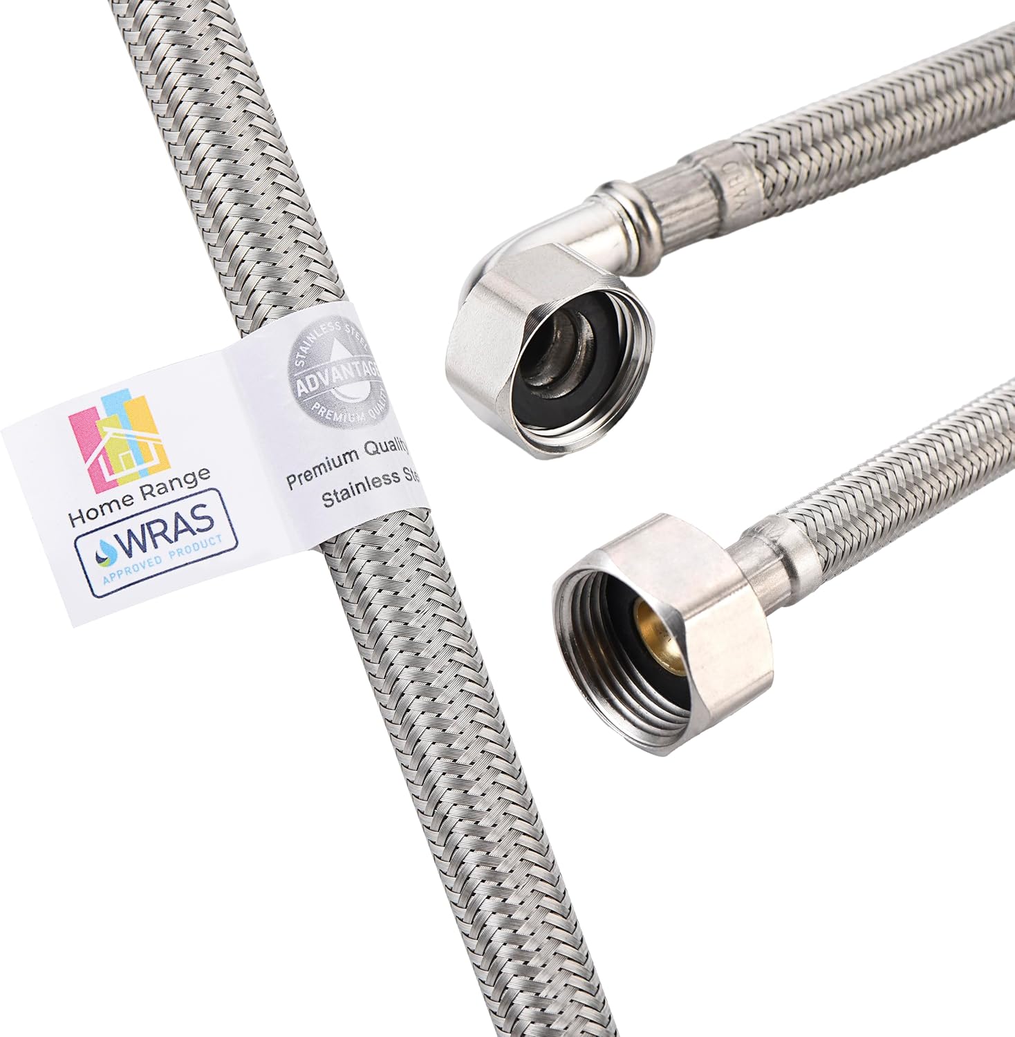 Detalle de Home Range WRAS Approved 500mm 1/2" Elbow x 1/2" Flexible Pipe Connector