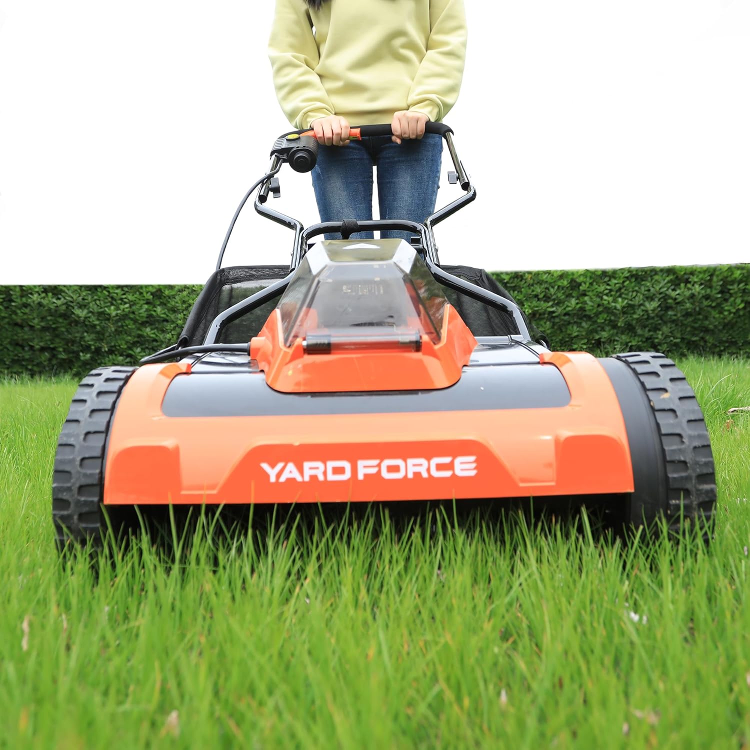 Thumbnail 1 de Yard Force LM C38A CR20 20V 4.0Ah cordless cylinder lawnmower (38cm) with 45L grass bag