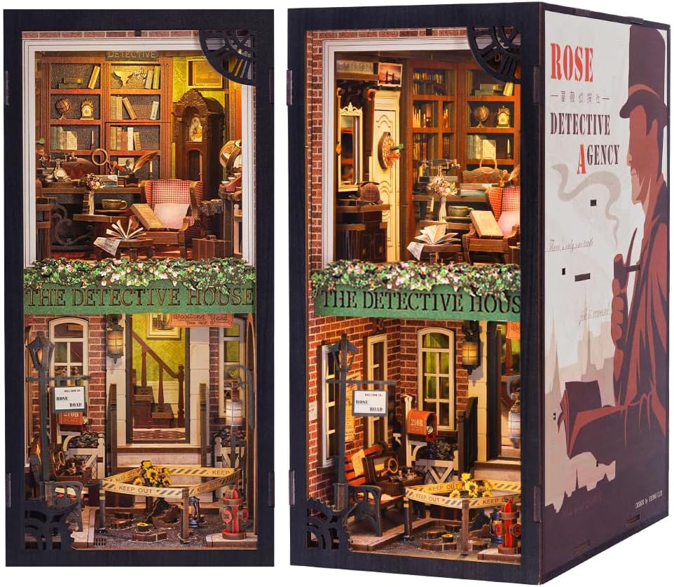 Thumbnail 6 de CUTEBEE DIY Book Nook Kit – Case in miniatura con luci LED e design musicale, modello The Secret Rhythm