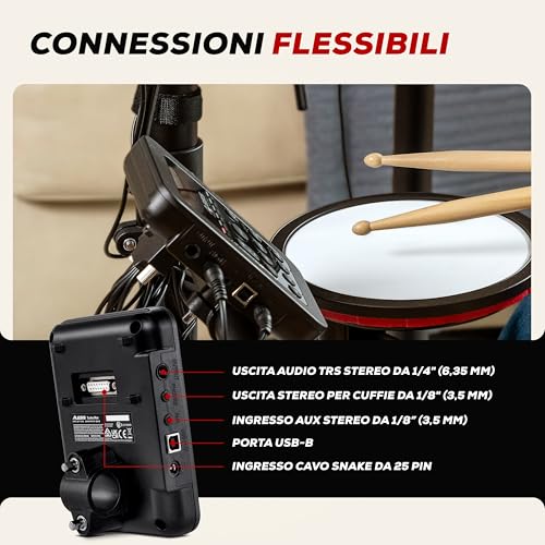 Thumbnail 8 de Alesis Turbo Max Batteria Elettronica: kit completo per principianti con Bluetooth