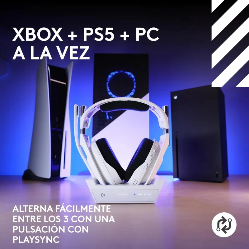 Thumbnail 3 de Astro A50 X Auriculares gaming inalámbricos Bluetooth mult. blancos