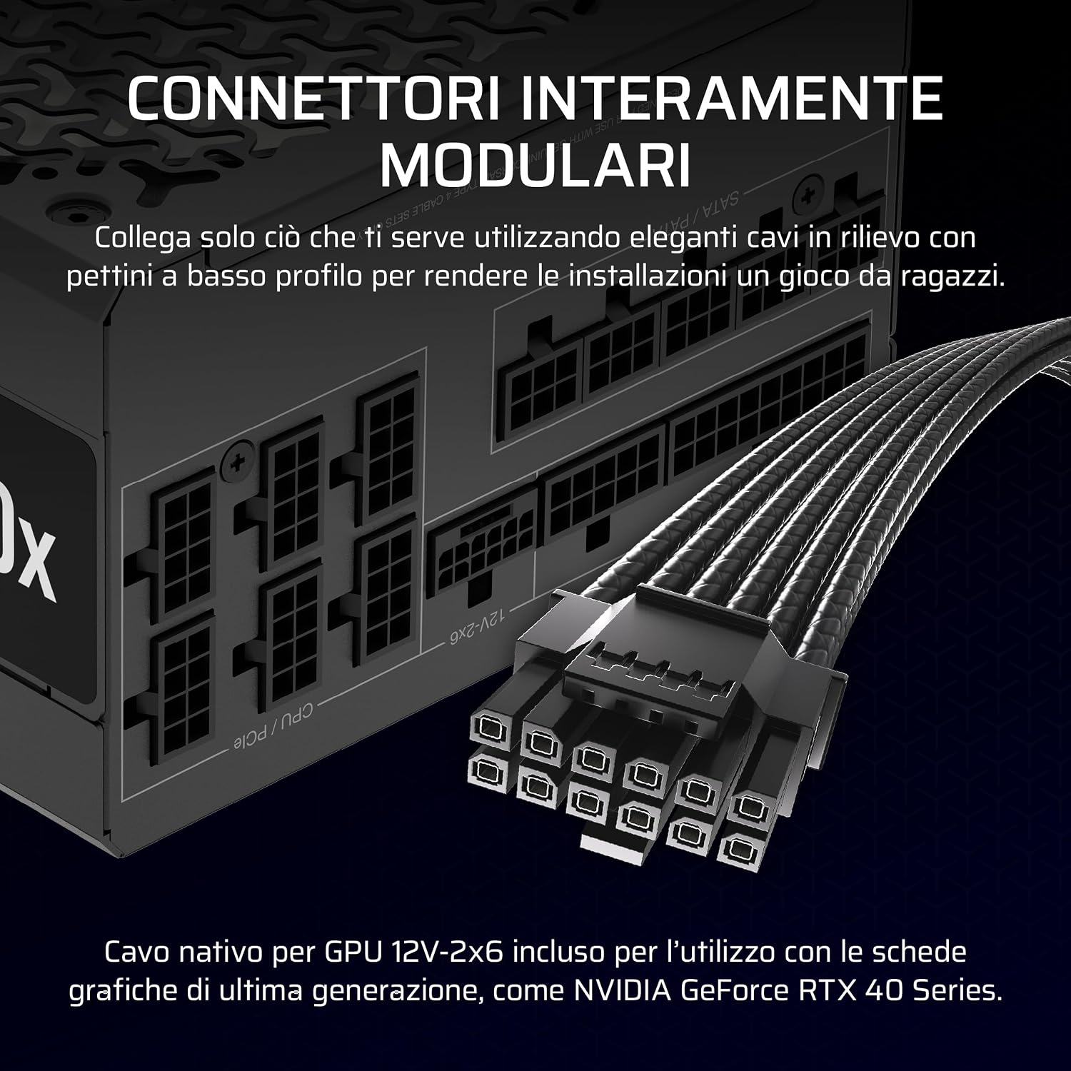 Thumbnail 4 de Corsair RM1000x alimentatore 1000W ATX