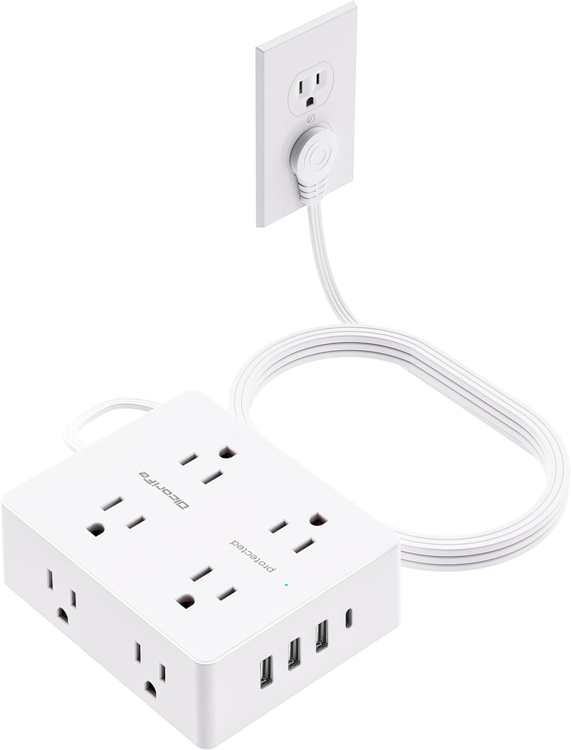 Detalle de Olcorife Surge Protector Power Strip 20ft