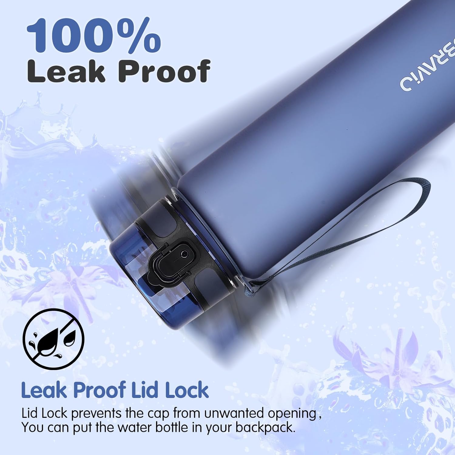 Thumbnail 2 de Gobravio 1L leakproof sports water bottle