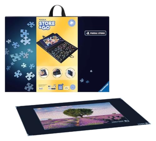Detalle de Ravensburger Store & Go – Puzzle-Sortierschale, Unterlage und Aufbewahrung in einem