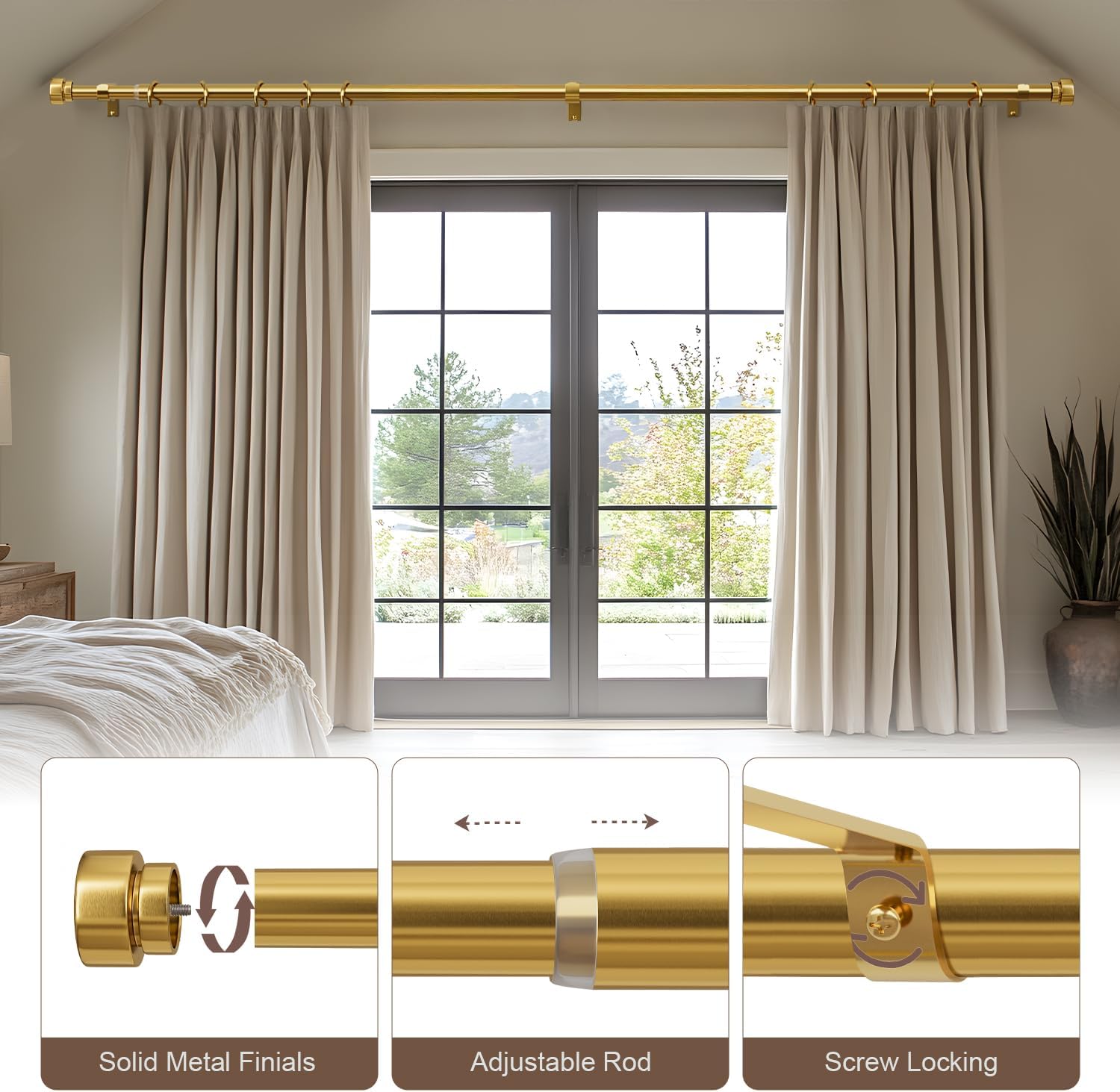 Thumbnail 6 de Lootkell Curtain Rod, 1-Inch Diameter