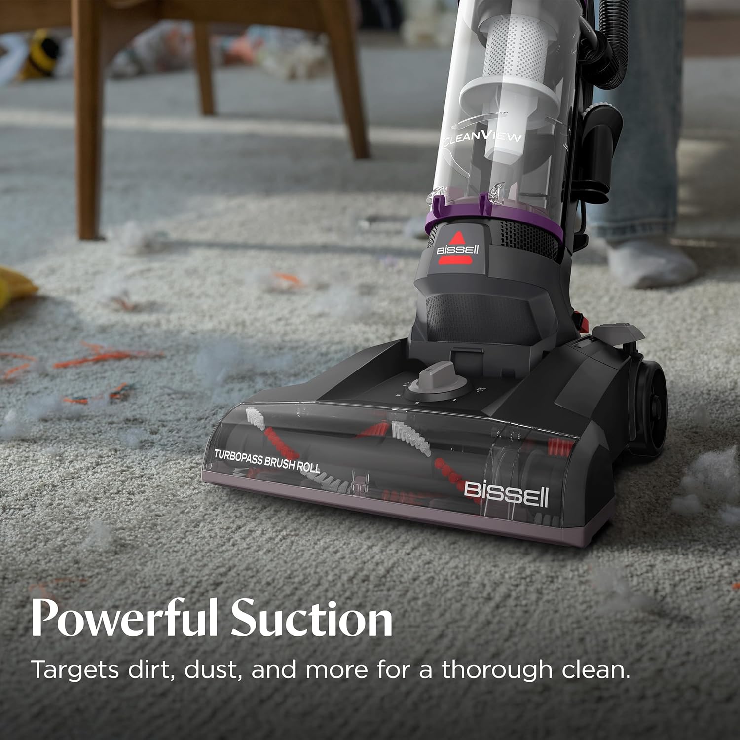 Detalle 2 de Bissell CleanView Upright Vacuum 4438 with Pet Hair Brush Roll