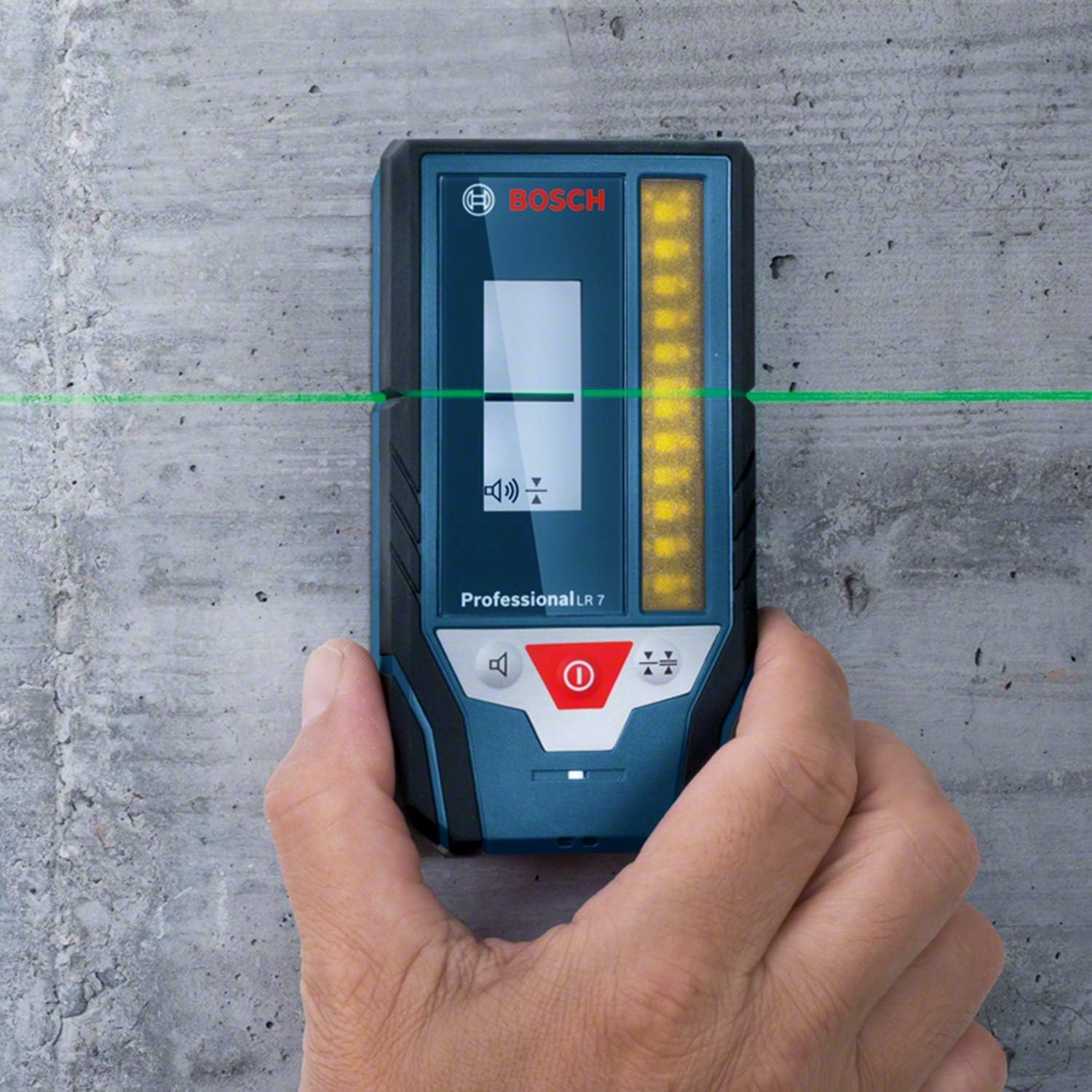Thumbnail 2 de Bosch Professional Laser Receiver LR 7 (red & green beam) with protective bag