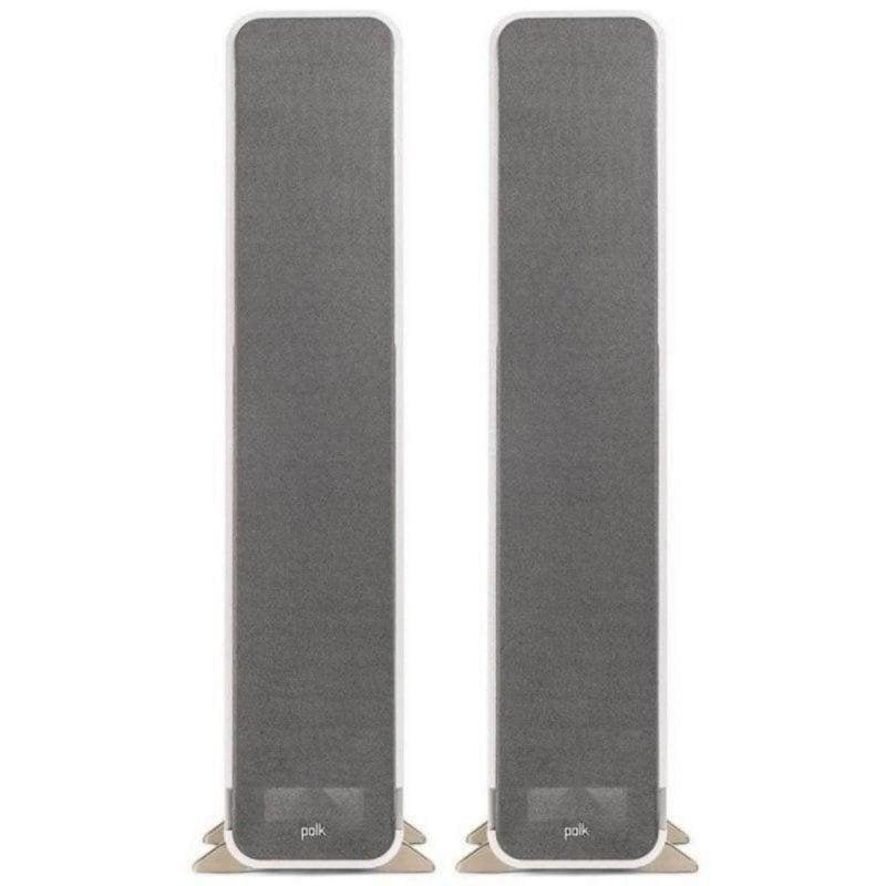 Detalle 2 de Polk Signature Elite ES55 (pareja) – Altavoces de suelo Hi‑Fi en blanco para audio detallado